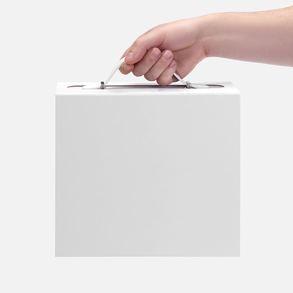 Коробка складная Holdfold, S, белая — изображение 5