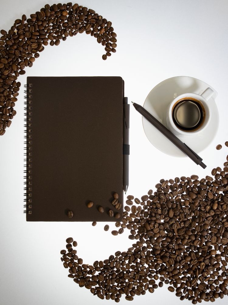 Блокнот на спирали Coffeist, коричневый — изображение 2