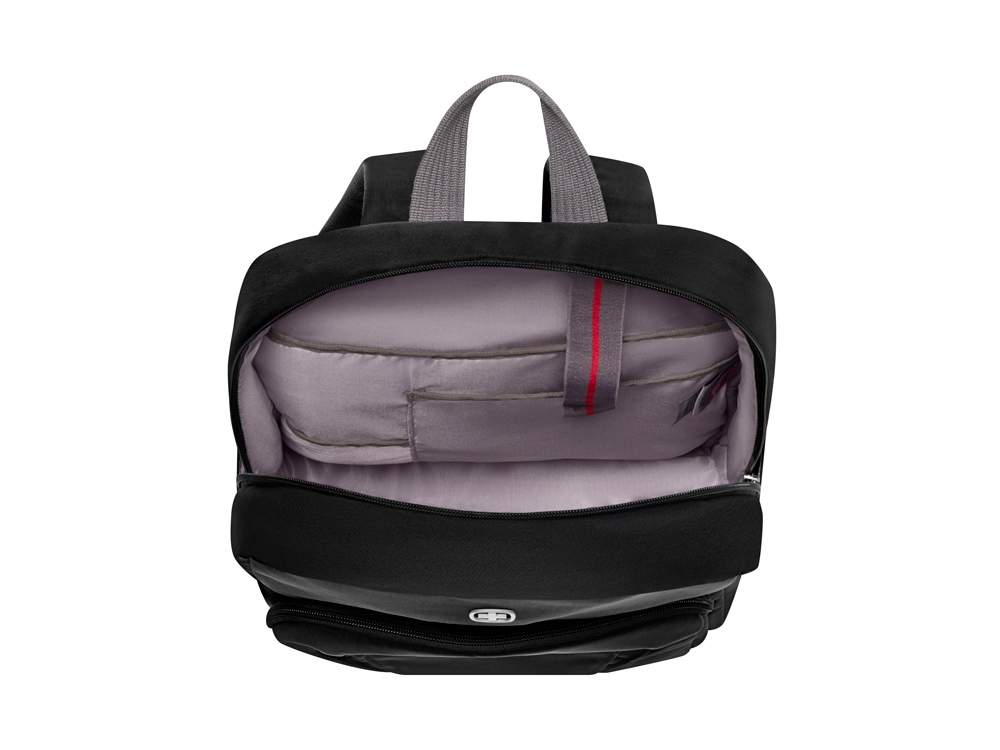 Рюкзак WENGER Motion 15.6, черный, нейлон, 31x17x42 см, 20 л — изображение 5