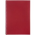 Блокнот Salvador в клетку, красный