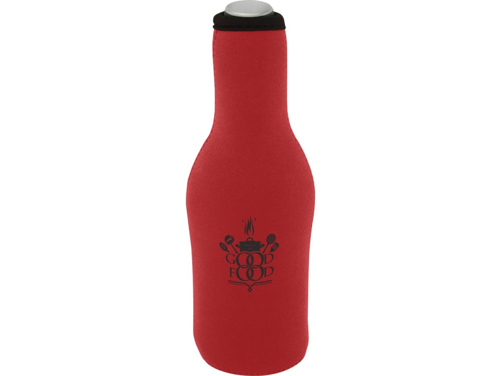 Fris Рукав-держатель для бутылок из переработанного неопрена , красный — изображение 7