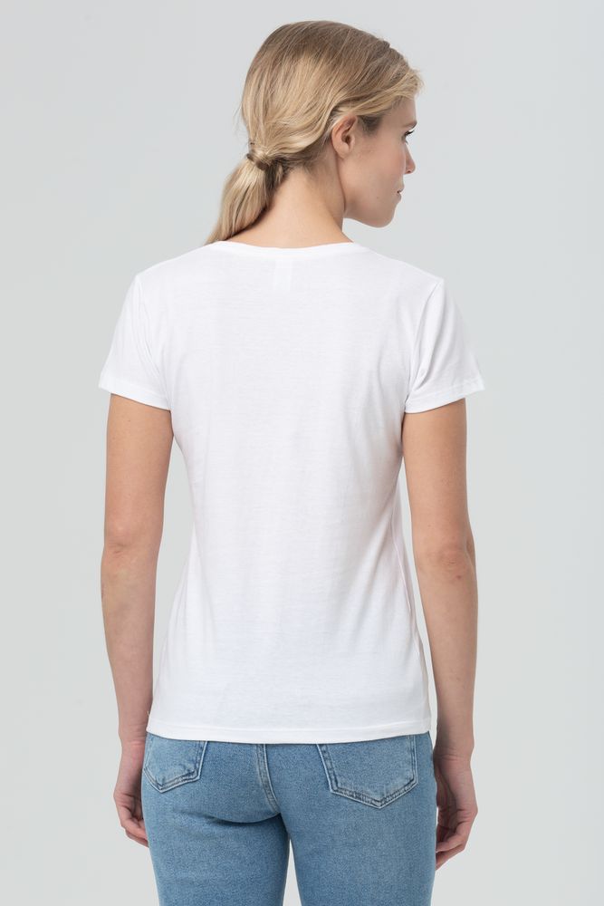 Футболка женская Miss 150, белая — изображение 6