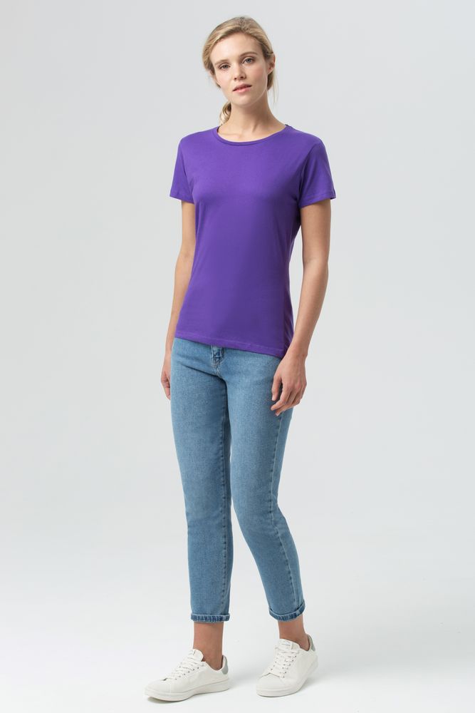 Футболка женская Miss 150, темно-фиолетовая — изображение 8