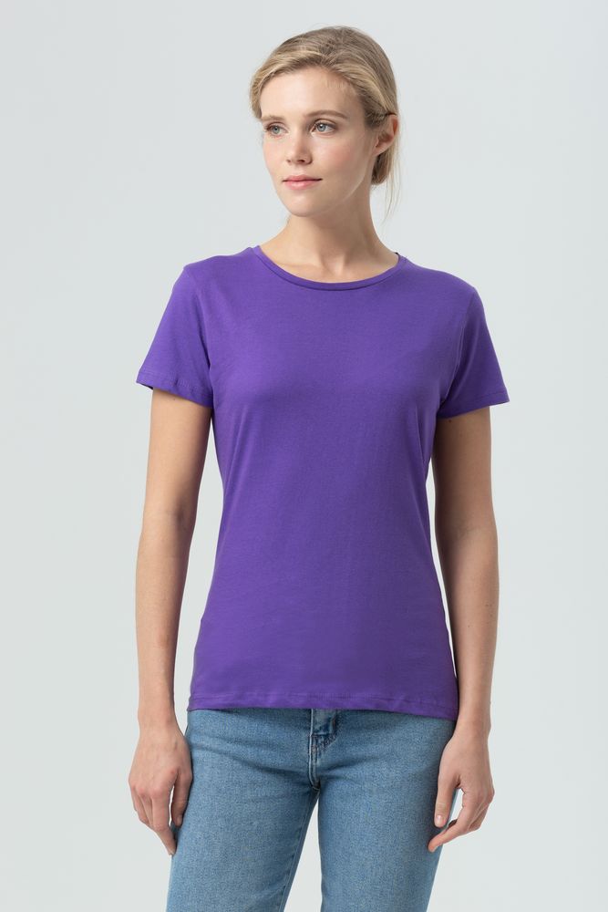 Футболка женская Miss 150, темно-фиолетовая — изображение 5