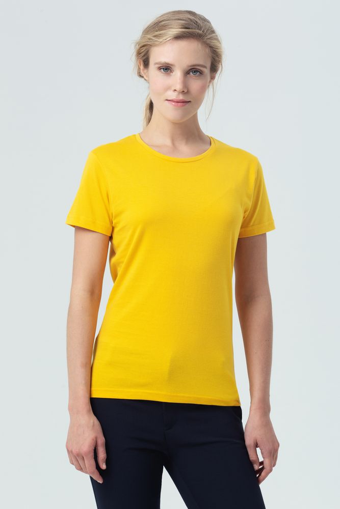Футболка женская Miss 150, желтая — изображение 5