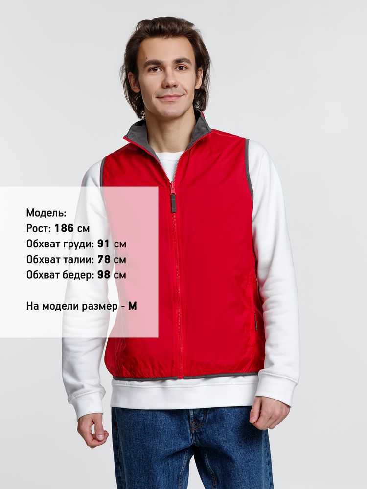 Жилет двусторонний Winner, красный — изображение 6