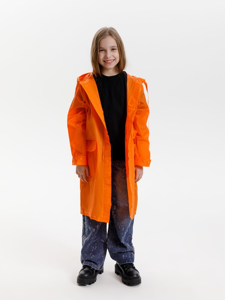 Дождевик детский RainDrop Kids, оранжевый — изображение 14