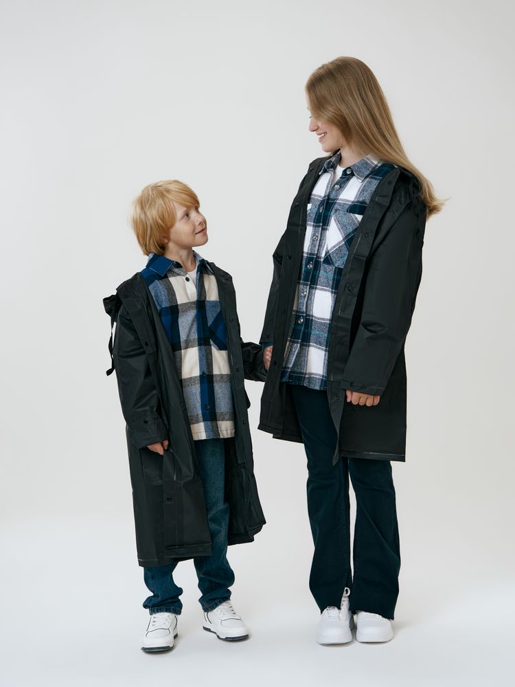 Дождевик детский RainDrop Kids, черный — изображение 12