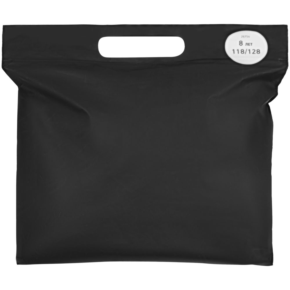 Дождевик детский RainDrop Kids, черный — изображение 3