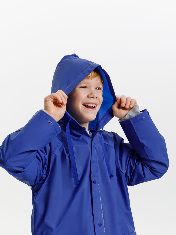 Дождевик детский RainDrop Kids, ярко-синий — изображение 12