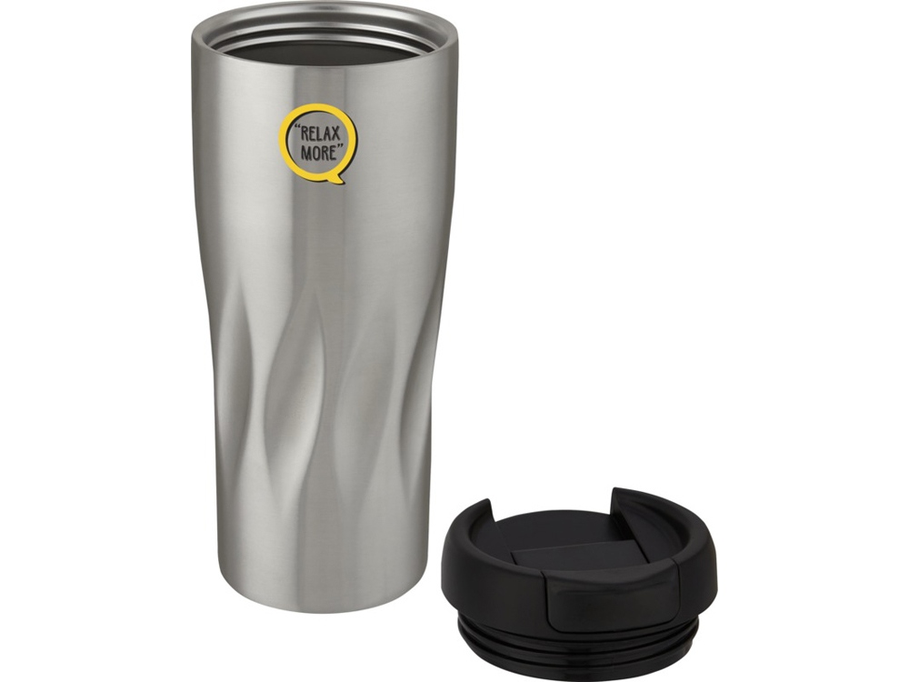 Медный термостакан объемом 450 мл с вакуумной изоляцией Waves, серебристый — изображение 4