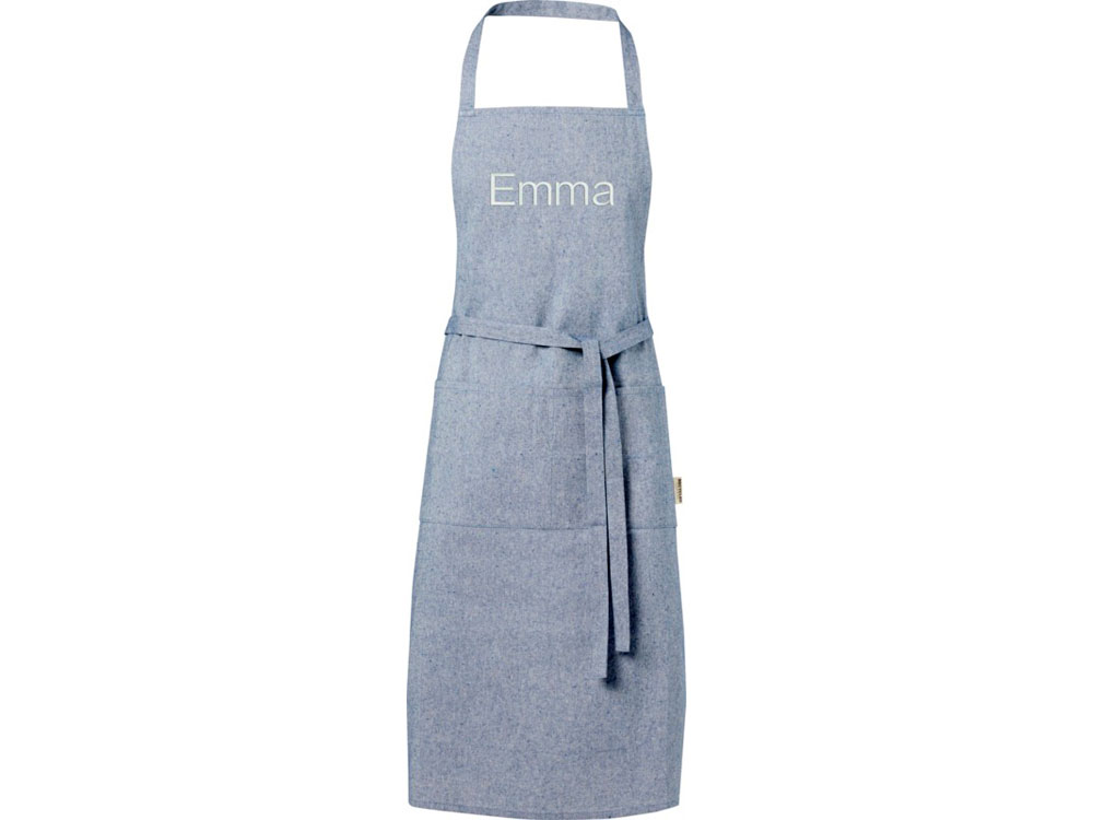 Pheebs 200 g/m2 recycled cotton apron, синий — изображение 5