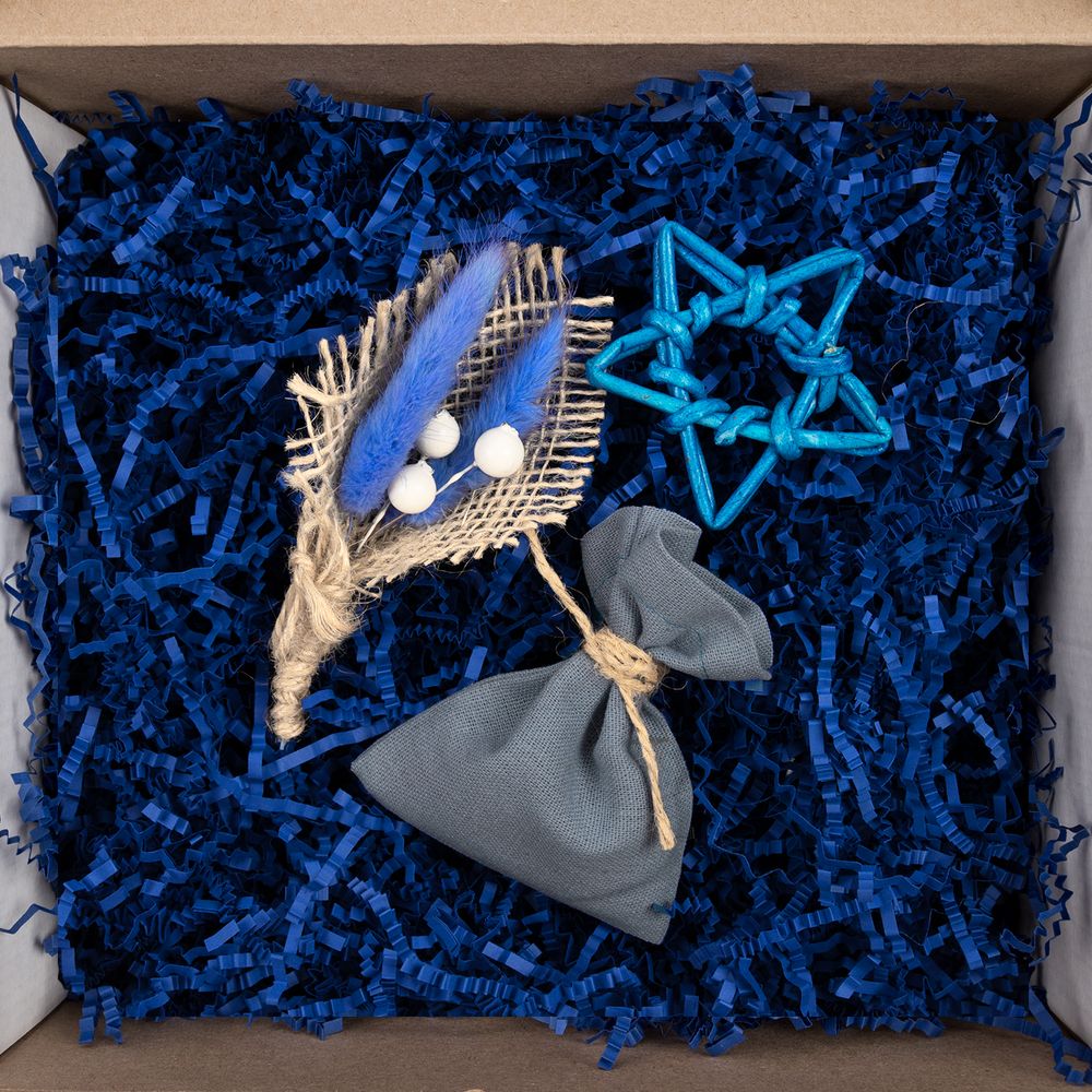 Бумажный наполнитель Chip, темно-синий — изображение 3