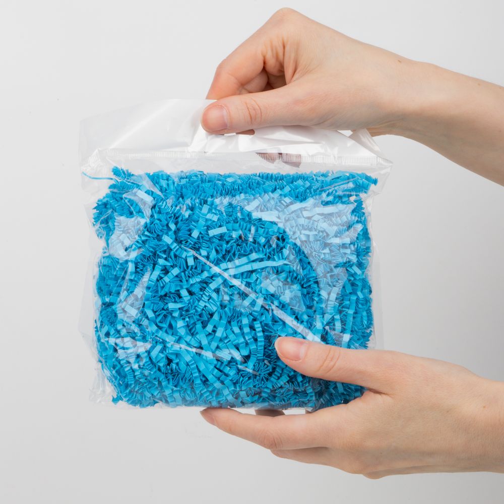 Бумажный наполнитель Chip, светло-синий — изображение 4