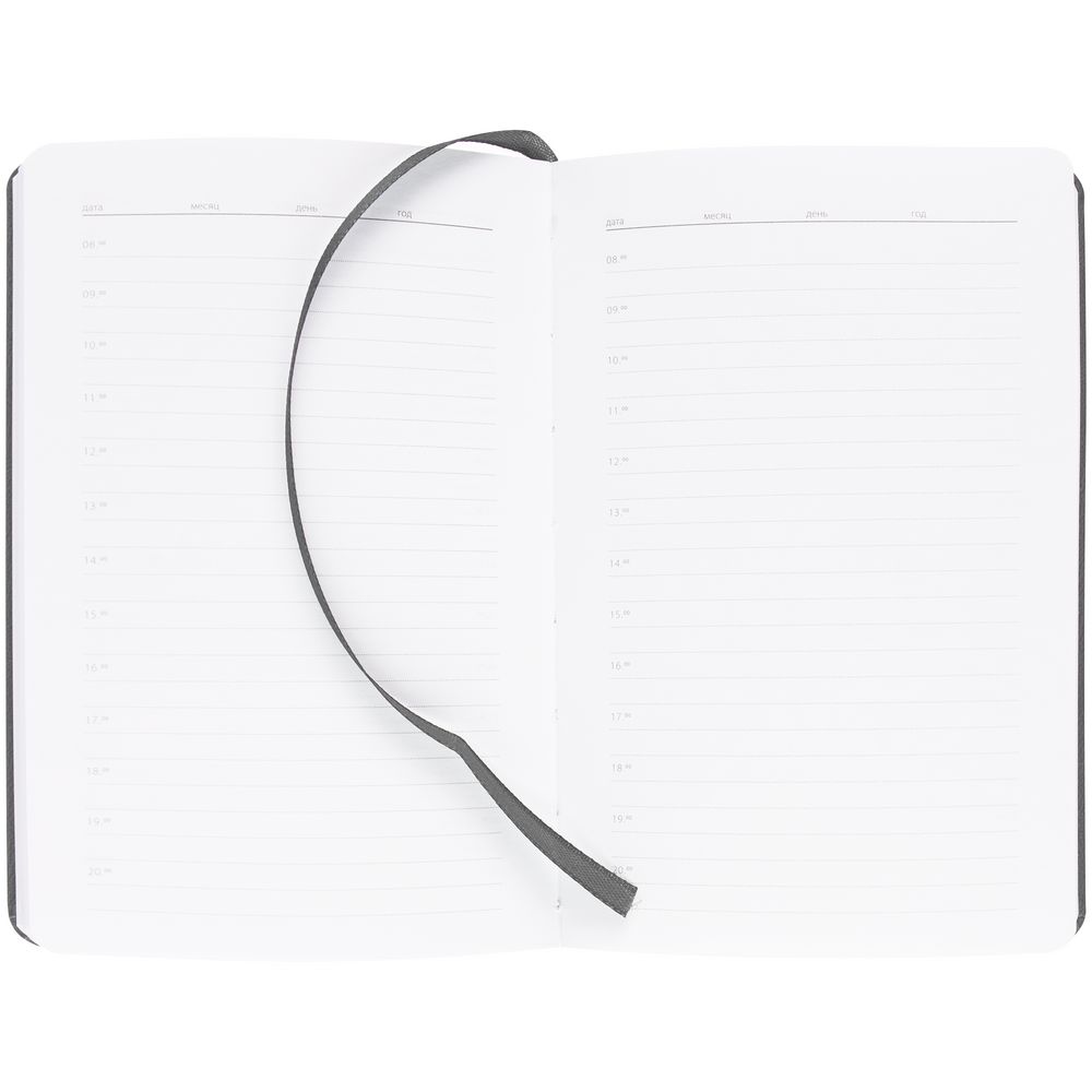 Ежедневник Base Mini, недатированный, темно-серый — изображение 6