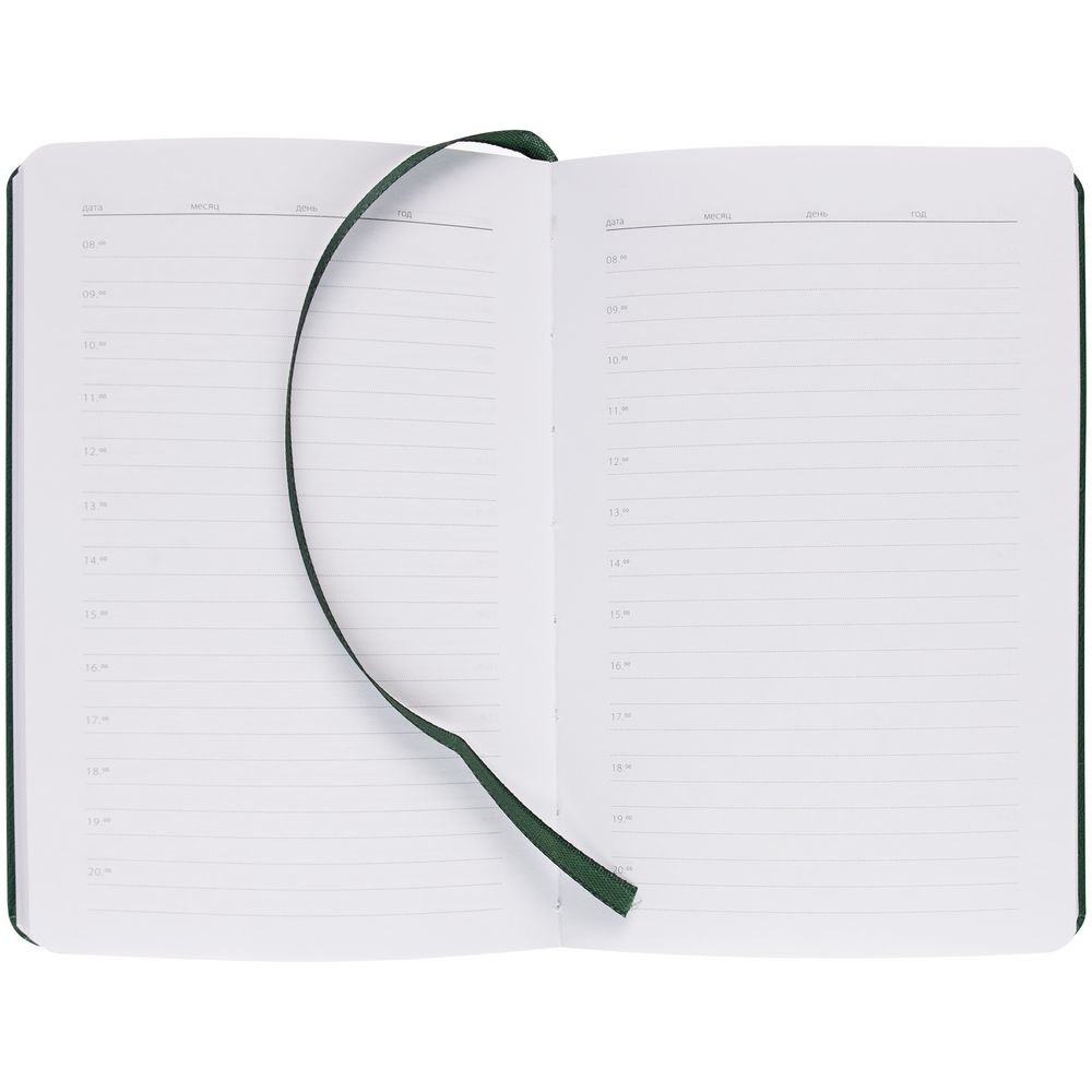 Ежедневник Base Mini, недатированный, зеленый — изображение 6