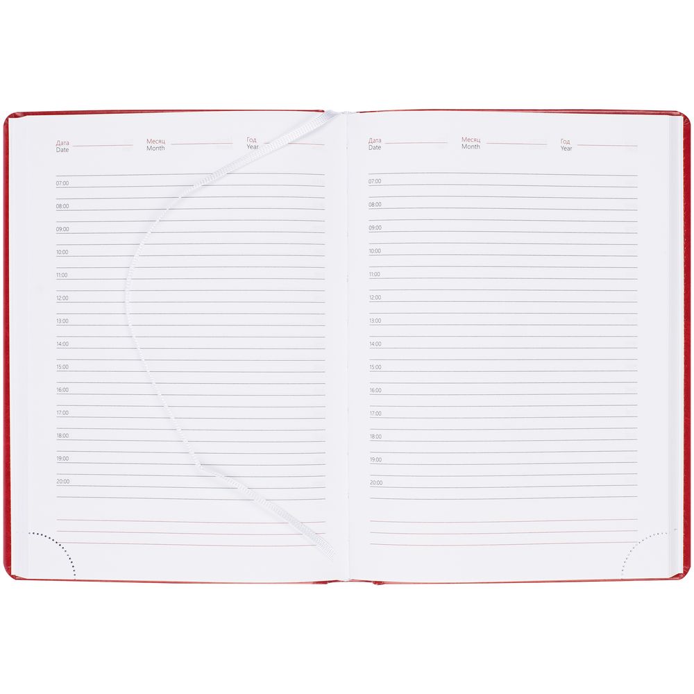 Ежедневник Nebraska, недатированный, красный — изображение 7