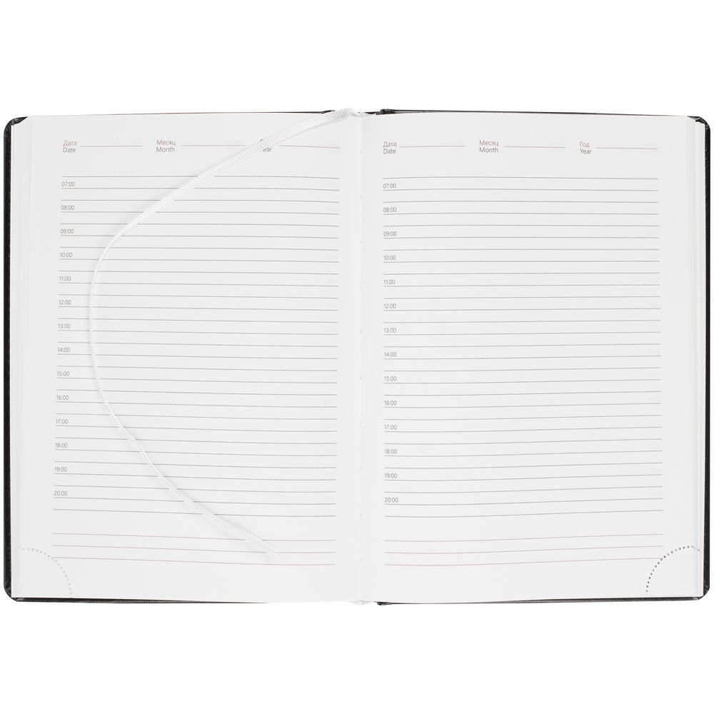 Ежедневник Nebraska, недатированный, черный — изображение 7