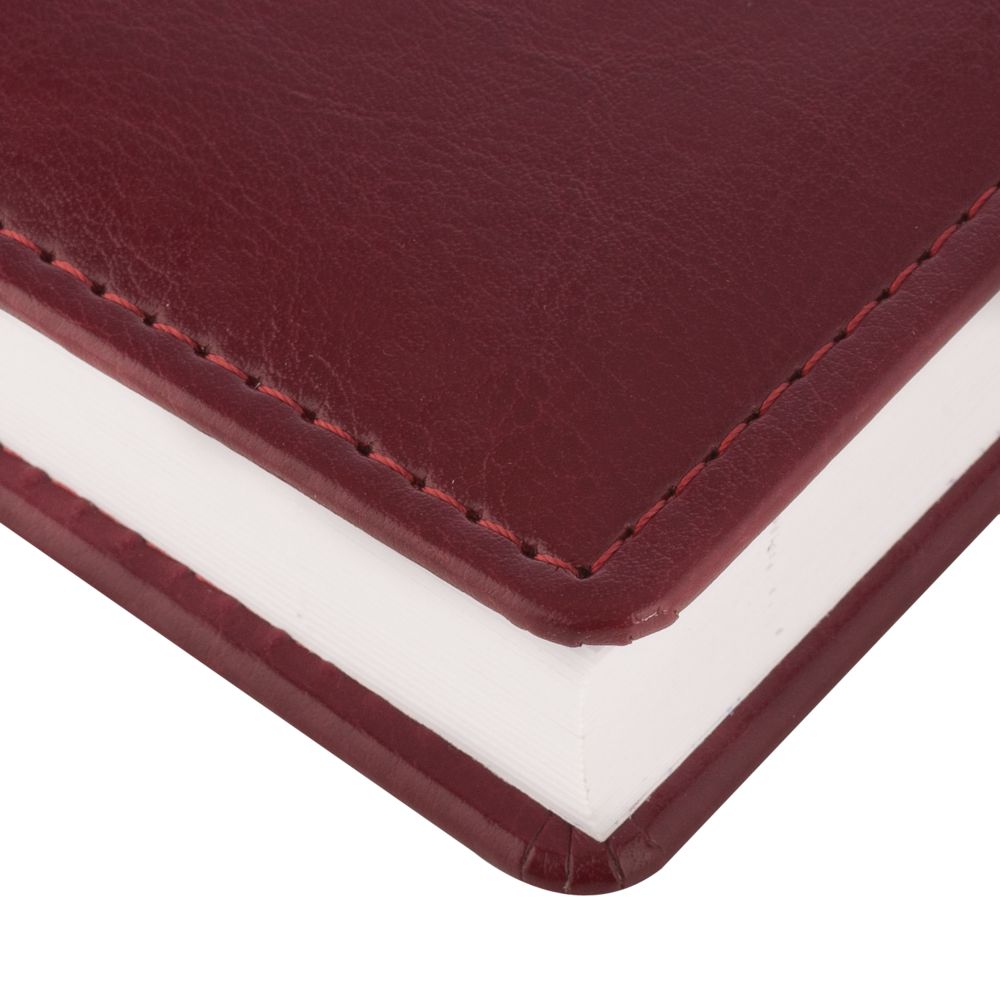 Ежедневник Nebraska, недатированный, бордовый — изображение 4