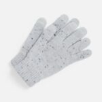 Перчатки сенсорные Spotti Senso, светло-серые