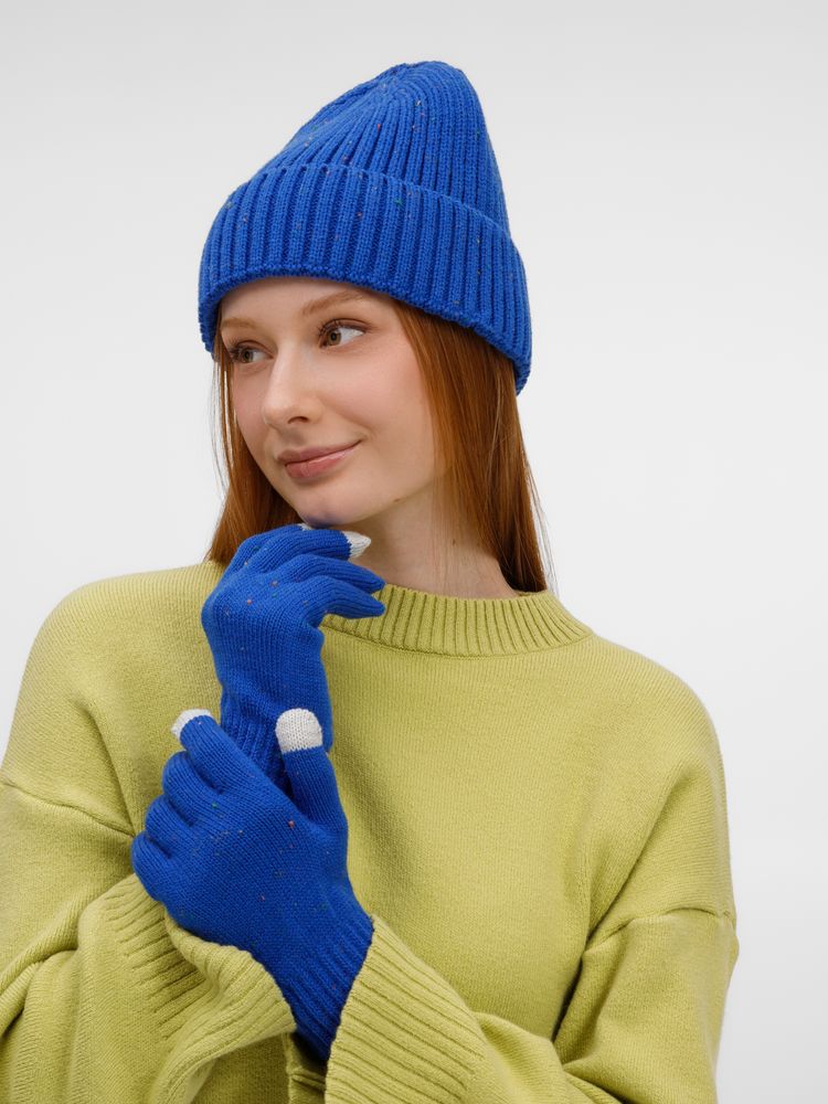 Перчатки сенсорные Spotti Senso, синие — изображение 4