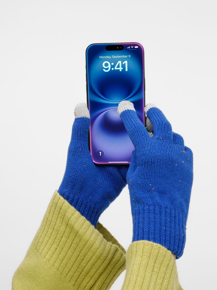 Перчатки сенсорные Spotti Senso, синие — изображение 3