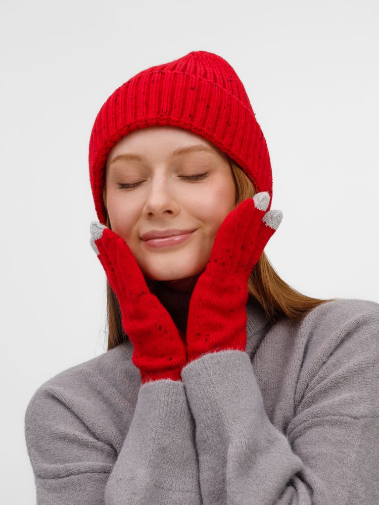 Перчатки сенсорные Spotti Senso, красные — изображение 4