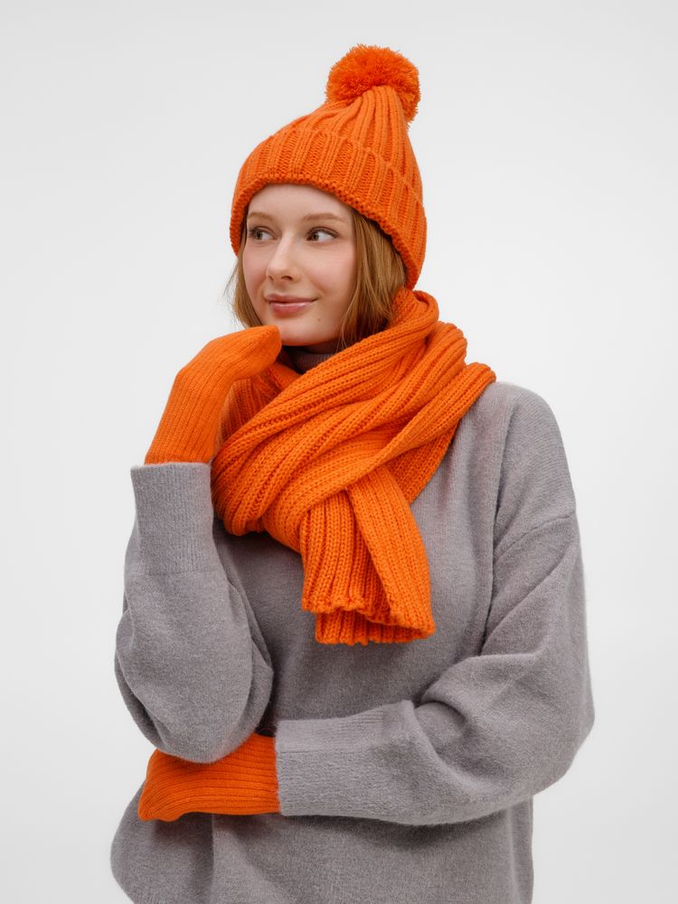 Варежки HappyGo, оранжевые — изображение 3