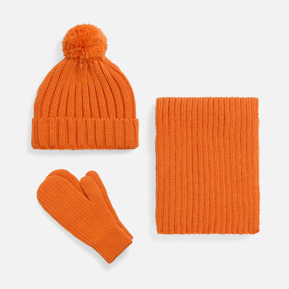 Варежки HappyGo, оранжевые — изображение 4