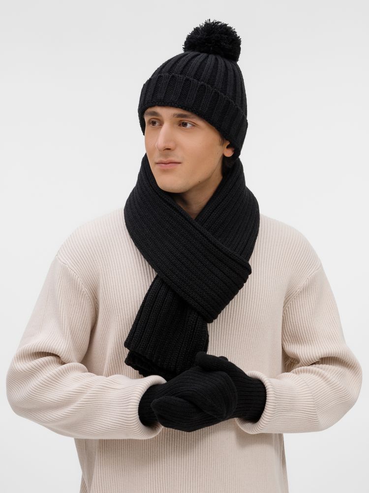 Варежки HappyGo, черные — изображение 2