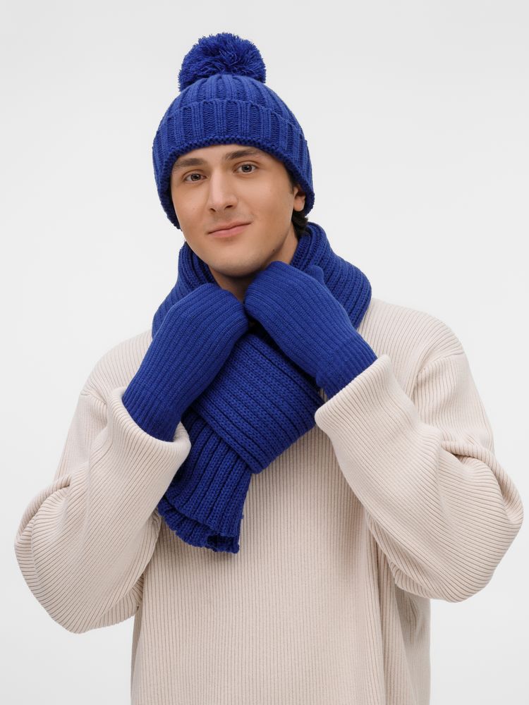 Варежки HappyGo, синие — изображение 3