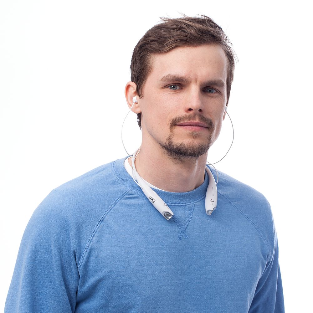 Bluetooth наушники stereoBand, ver.2, белые — изображение 5