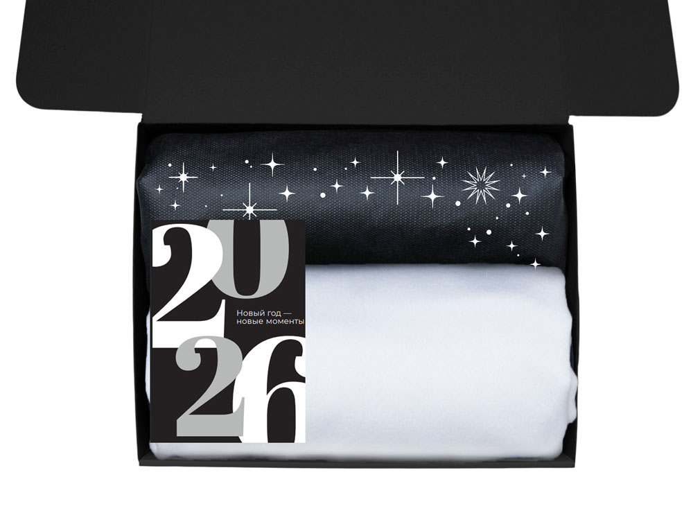 Подарочный набор c пледом, френчпрессом, чаем и медом, белый — изображение 2