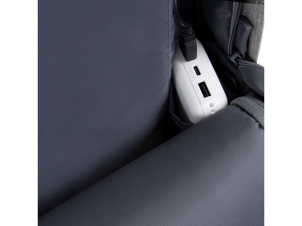 RIVACASE 7567 grey/dark blue рюкзак для ноутбука 17.3 / 6 — изображение 21