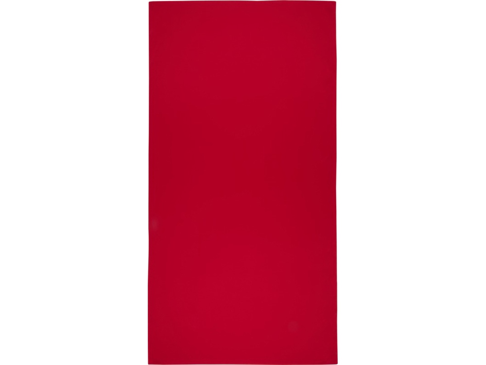 Lucas спортивное полотенце из переработанного полиэстера 70х140 см - Красный — изображение 2