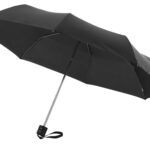 Зонт Ida трехсекционный 21,5, черный