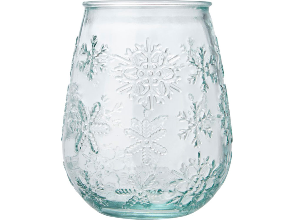 Подставка для чайной свечи Faro из переработанного стекла, прозрачный — изображение 2