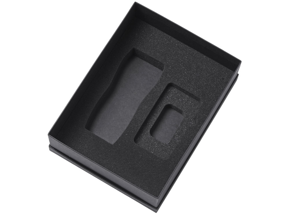 Подарочный набор c вакуумной термокружкой и повербанком С1, фиолетовый — изображение 2