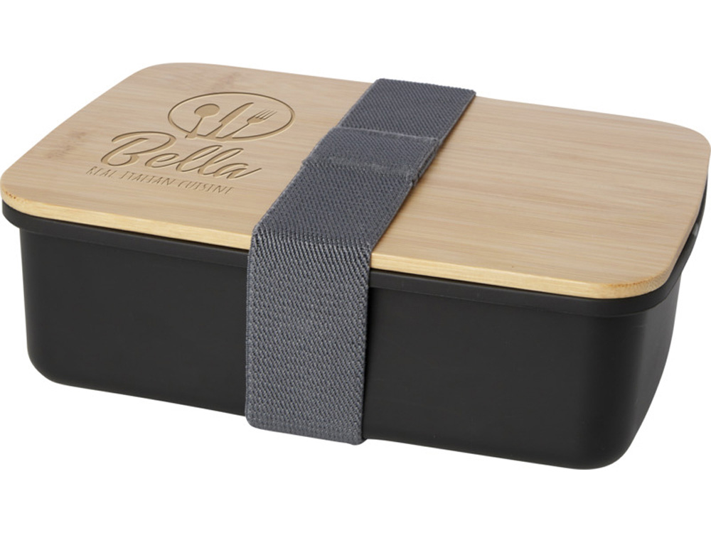 Mangi Ланч-бокс 750 мл - сплошной черный — изображение 6