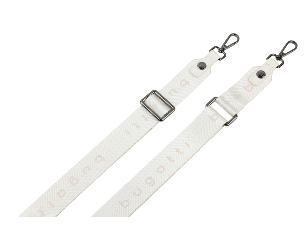 Сумка наплечная BUGATTI Almata, бежевая, полиуретан, 11х4х19 см — изображение 7