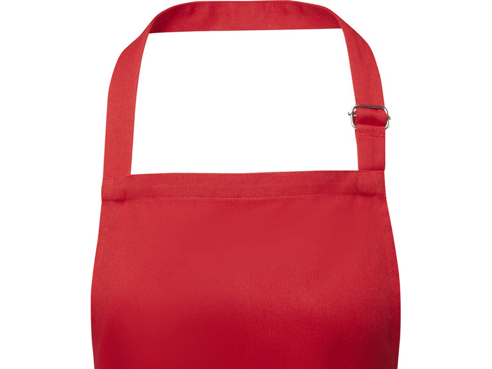 Фартук Andrea плотностью 240 г/м² с регулируемой завязкой на шее - Красный — изображение 3