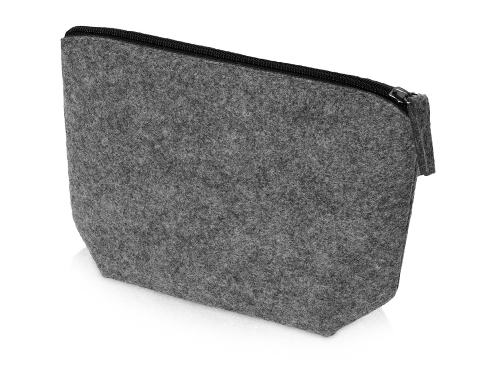 Органайзер для электроники и проводов Felt из RPET-фетра, серый — изображение 2
