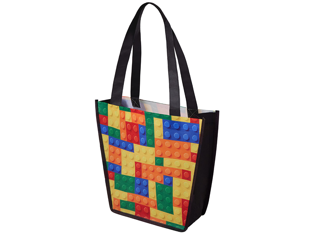 Сумка для шопинга с донной складкой и ручкой из нетканого PET материала — изображение 5