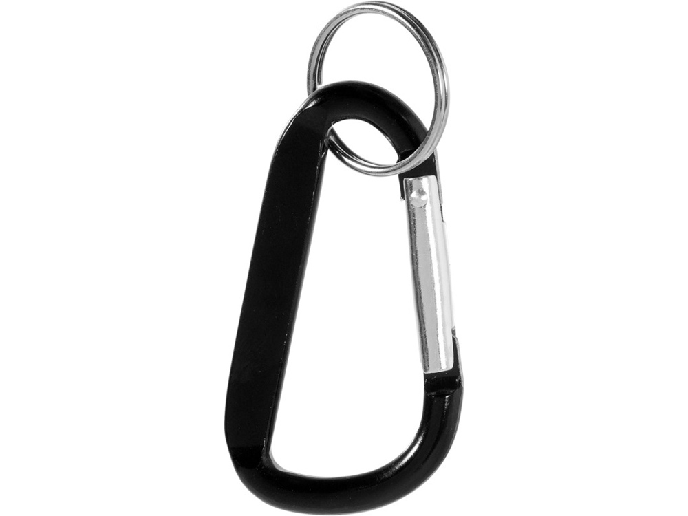 Timor брелок с карабином из переработанного алюминия, сертифицированного по стандарту RCS - Черный — изображение 2
