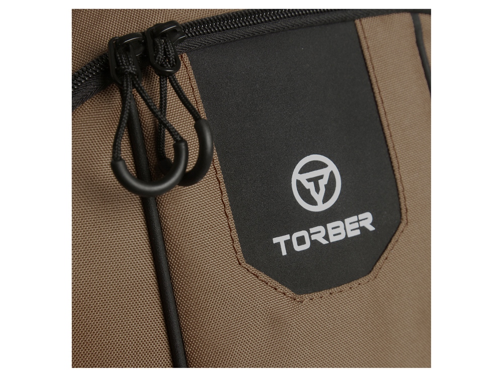 Рюкзак TORBER ROCKIT с отделением для ноутбука 15,6, коричневый, полиэстер 600D, 46 х 30 x 13 — изображение 8