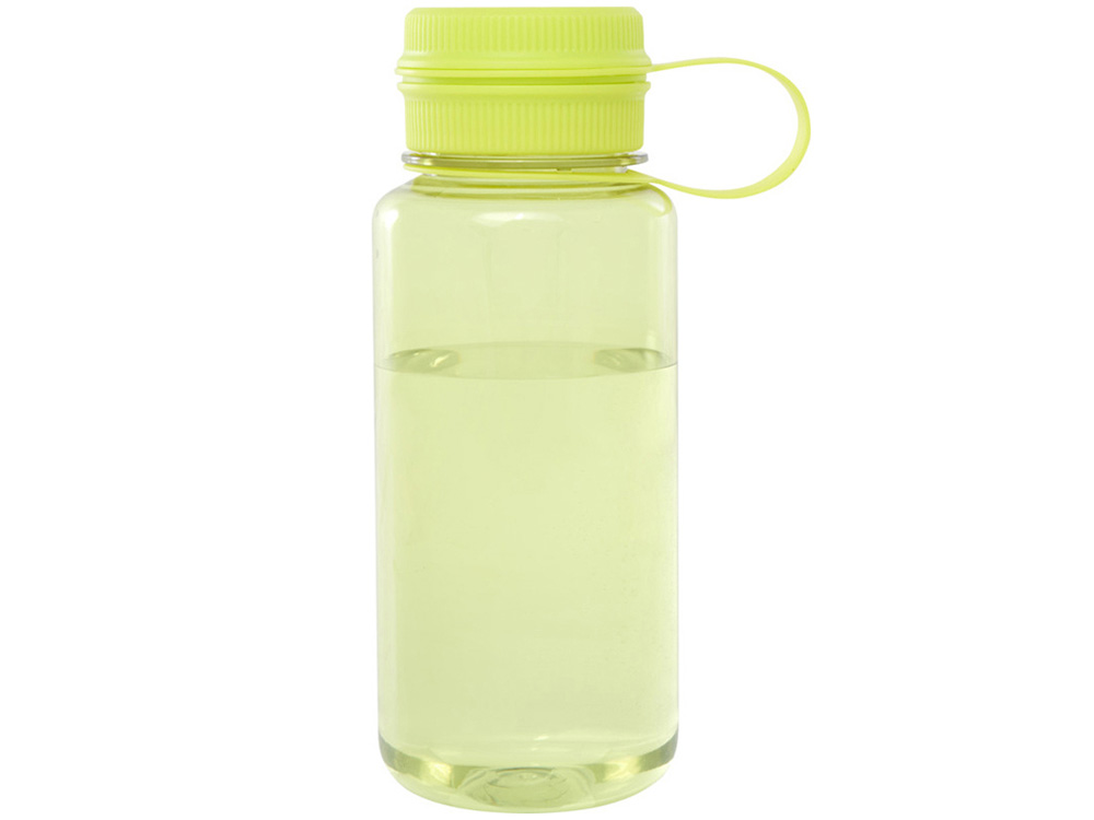 Спортивная бутылка Ryder из переработанного ПЭТ-пластика объемом 900 мл с многофункциональной крышкой, сертифицированная RCS - Лайм — изображение 2