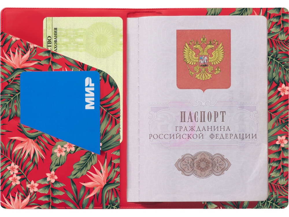 Обложка для паспорта с возможностью полноцветной УФ-печати, софт-тач — изображение 6