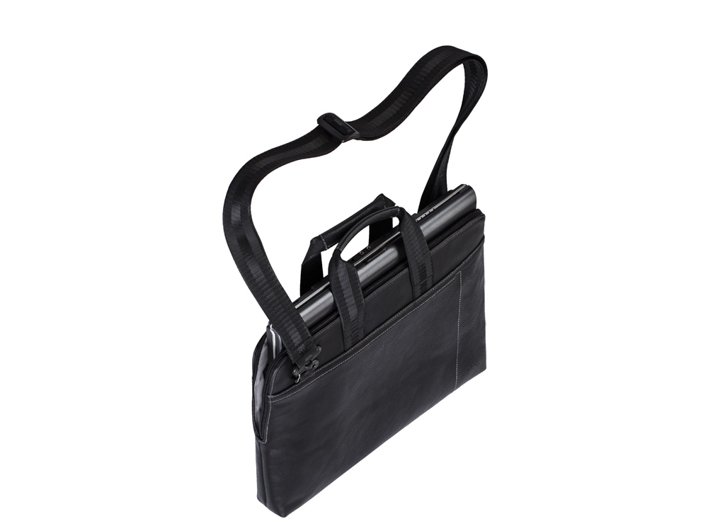 Сумка для ноутбука 13.3 из кожзама 8920, черный — изображение 9