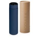 Вакуумный термос Module X с индикатором температуры, 500 мл, тубус, темно-синий