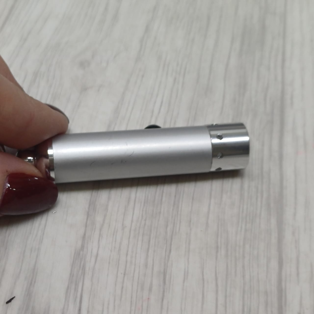 Брелок-фонарик Карабин, серебристый (Р) — изображение 5